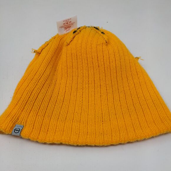 Franchise Club Iowa Hawkeyes Men's Knit Beanie Hat Black Embroidered Bird Logo - Picture 8 of 12